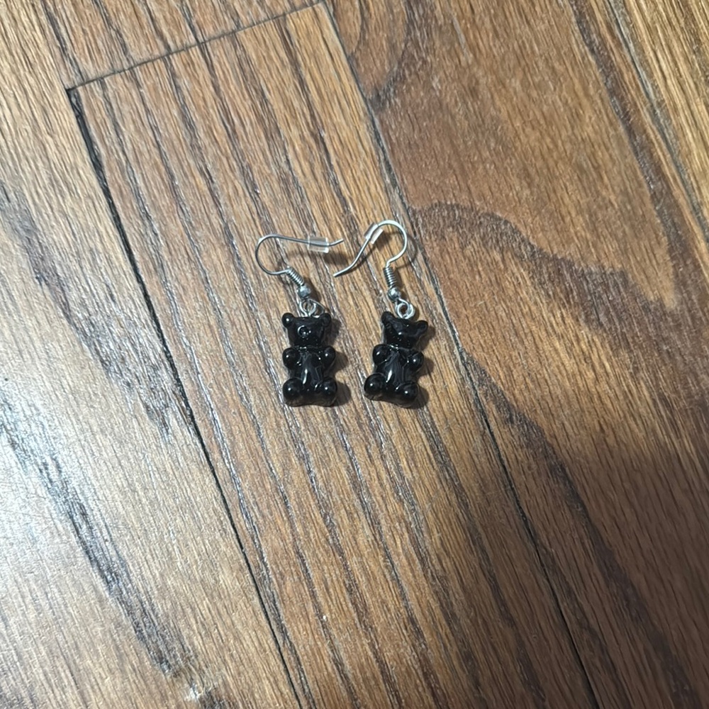 Black Bear Kids Earrings